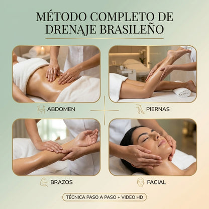 Protocolo HD Drenaje Linfático Brasileño 🇧🇷 + Maderoterapia ✨